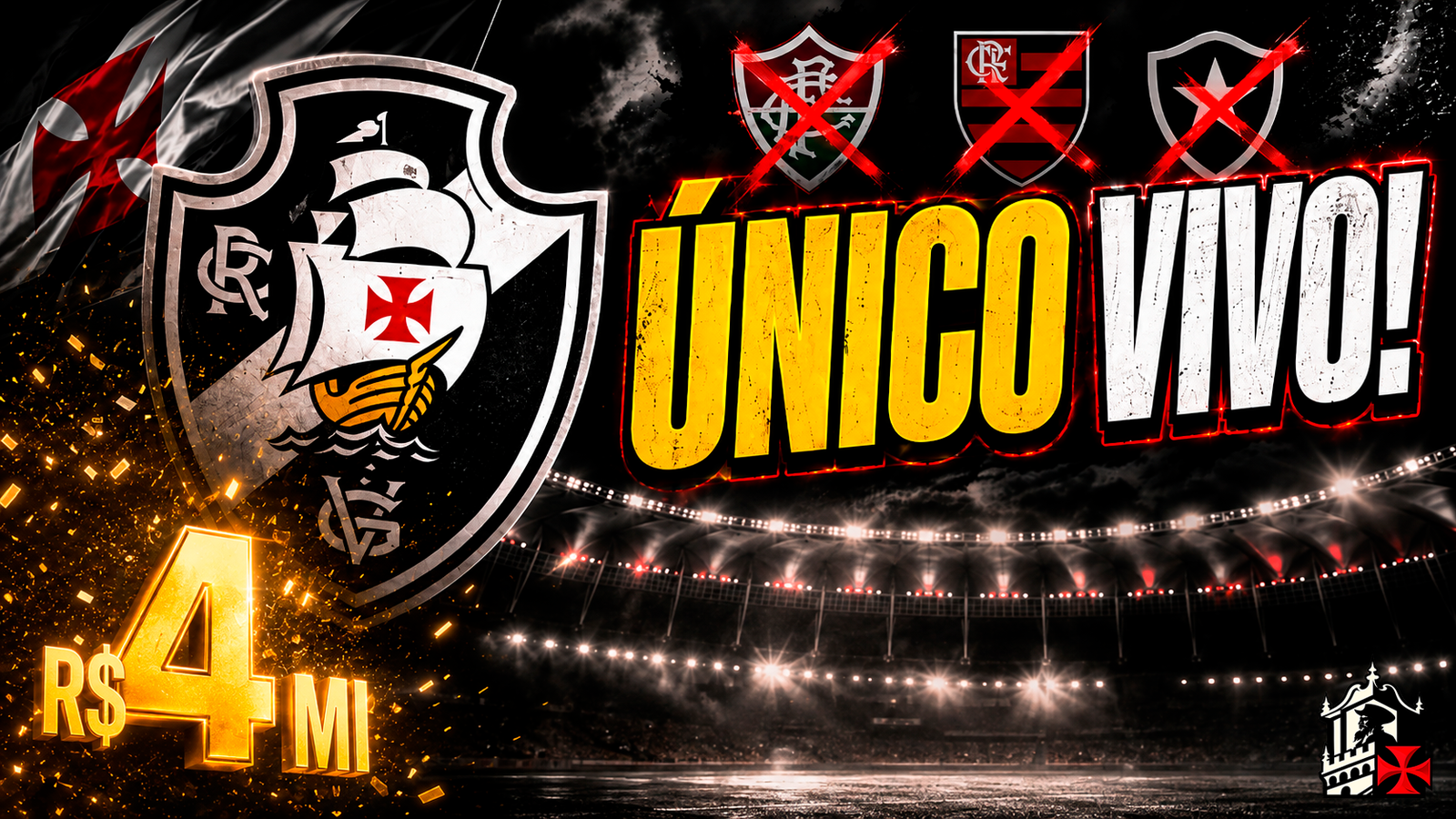 O único carioca vivo: a dimensão financeira e tática da vaga do Vasco nas quartas